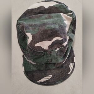 Goorin Military Private Cadet Green Camo Cotton Canvas Cap Hat One Size